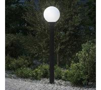 vidaXL Baliza de luz de 120 cm, color negro, IP44