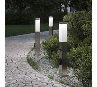 vidaXL Balizas de luz con sensor y toma de corriente 3 uds 50 cm IP44