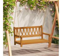 vidaXL Banca Columpio de Jardín 2 -Seater 110 x 56 x 58 cm Natural
