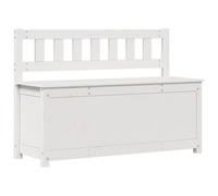 vidaXL Banco Asiento Otomana Patas Sofá Salón Sala de Estar Pasillo Recibidor Dormitorio Interior Pie de Madera Maciza de Pino Blanco
