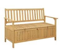 vidaXL Banco de almacenamiento 2 -Seater 120 x 63 x 84 cm Rectangular