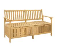 vidaXL Banco de almacenamiento 2 -Seater 148 x 63 x 84 cm Rectangular