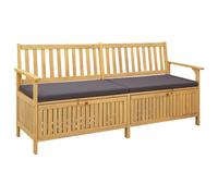 vidaXL Banco de almacenamiento 2 -Seater 170 x 63 x 84 cm Rectangular