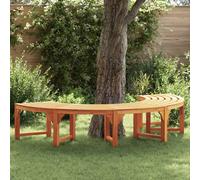 vidaXL Banco de Árbol 4 -Seater 210 x 80 x 45 cm Natural