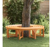 vidaXL Banco de Árbol 8 -Seater 2 uds. 160 x 80 x 45cm Natural