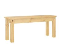 vidaXL Banco de Comedor Panama Madera Maciza de Pino 105x30x45 cm