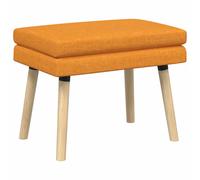 vidaXL Banco de Doble Capa Amarillo oscuro 60 x 40 x 46 cm Tela