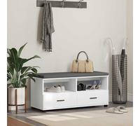 vidaXL Banco de entrada 100 x 38 x 46 cm Madera Ingenierizada y Tela