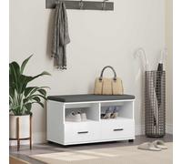 vidaXL Banco de entrada 80 x 38 x 46 cm Madera Ingenierizada y Tela