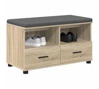 vidaXL Banco de entrada Roble Sonoma 80 x 38 x 46 cm