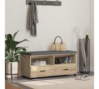 vidaXL Banco de entrada Roble Sonoma 100 x 38 x 46 cm