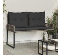 vidaXL Banco de exterior 2 -Seater 4 uds. 110 x 59 x 82 cm Rectangular