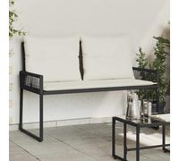 vidaXL Banco de exterior 2 -Seater 4 uds. 110 x 59 x 82 cm Rectangular