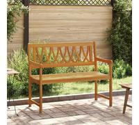 vidaXL Banco de exterior Natural 110 x 55,5 x 90 cm