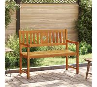 vidaXL Banco de exterior Natural 110 x 55,5 x 90 cm