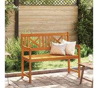 vidaXL Banco de exterior Natural 110 x 56 x 90 cm