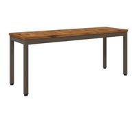 vidaXL Banco de jardín 108,5 x 35 x 45 cm Madera de Acacia Sólida