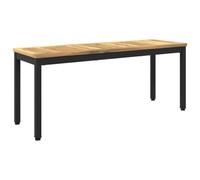 vidaXL Banco de jardín 108,5 x 35 x 45 cm Madera de Acacia Sólida