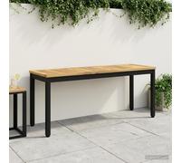 vidaXL Banco de jardín 108,5 x 35 x 45 cm Madera de Acacia Sólida