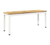 vidaXL Banco de jardín 108,5 x 35 x 45 cm Madera de Acacia Sólida