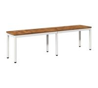 vidaXL Banco de jardín 161 x 35 x 45 cm Madera de Acacia Sólida