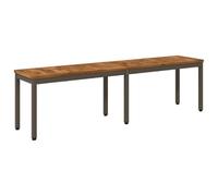 vidaXL Banco de jardín 161 x 35 x 45 cm Madera de Acacia Sólida