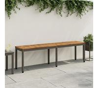 vidaXL Banco de jardín 161 x 35 x 45 cm Madera de Acacia Sólida