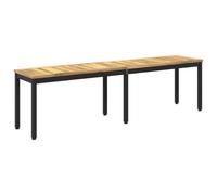 vidaXL Banco de jardín 161 x 35 x 45 cm Madera de Acacia Sólida
