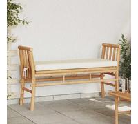 vidaXL Banco de jardín 2 -Seater 110 x 38 x 65cm Bambú Marrón
