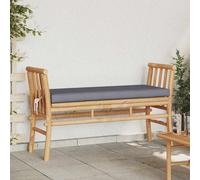 vidaXL Banco de jardín 2 -Seater 110 x 38 x 65cm Bambú Marrón