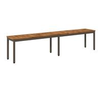 vidaXL Banco de jardín 201 x 35 x 45 cm Madera de Acacia Sólida