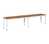 vidaXL Banco de jardín 201 x 35 x 45 cm Madera de Acacia Sólida