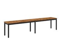 vidaXL Banco de jardín 201 x 35 x 45 cm Madera de Acacia Sólida