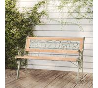 vidaXL Banco de jardín madera de abeto macizo 122 cm