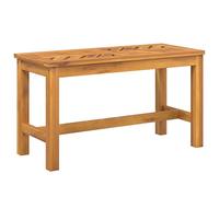 vidaXL Banco de jardín Madera Maciza de Acacia 80 cm