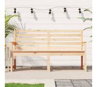 vidaXL Banco de jardín madera maciza de pino 159,5x48x91,5 cm
