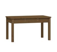 Vidaxl banco de jardín madera maciza pino marrón miel 80x44x45 cm