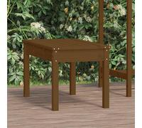 vidaXL Banco de jardín madera maciza pino marrón miel 80x44x45 cm