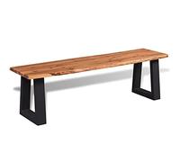 vidaXL Banco de Madera de Acacia Maciza 160 cm