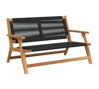 vidaXL: Banco de jardín para relajarse, color , madera maciza de acacia