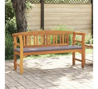 vidaXL Banco de jardín Rosenbank - Madera maciza de acacia 157 x 46 x 82,5 cm