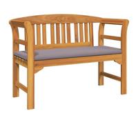 vidaXL Banco de Rosa Natural 114 x 46 x 82,5 cm