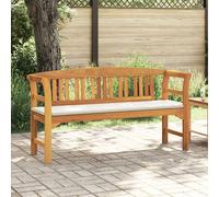 vidaXL Banco de Rosa Natural 157 x 46 x 82,5 cm
