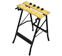 vidaXL Banco de Taller Plegable Carga 80 Kg Mesa de Sujeción Mesa de Trabajo