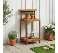vidaXL Banco de Trasplante Exterior 56,5 x 48,5 x 107 cm Natural