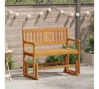 vidaXL Banco Deslizador de Jardín Natural 110 x 59 x 97 cm
