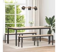 vidaXL Banco Natural 160 x 35 x 45 cm Madera de pino macizo