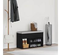 vidaXL Banco para zapatos 80 x 30 x 45 cm Madera de ingeniería