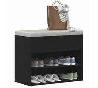 vidaXL Banco para zapatos 60 x 30 x 45 cm Madera de ingeniería