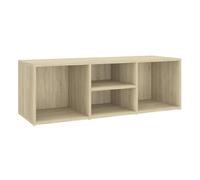 Vidaxl banco zapatero de contrachapada color roble 105x35x35 cm